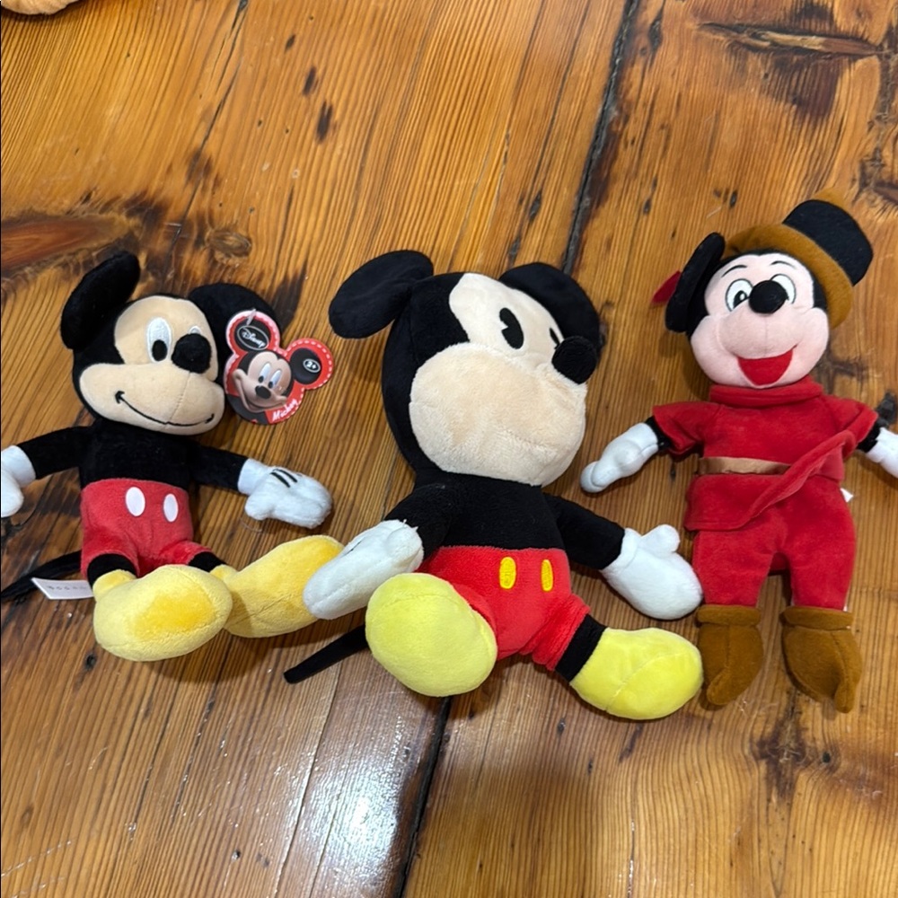Disney Mickey Mouse Plush Toy Stuffed Animal Bundle